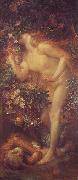 george frederic watts,o.m.,r.a. Eve Tempted Spain oil painting artist